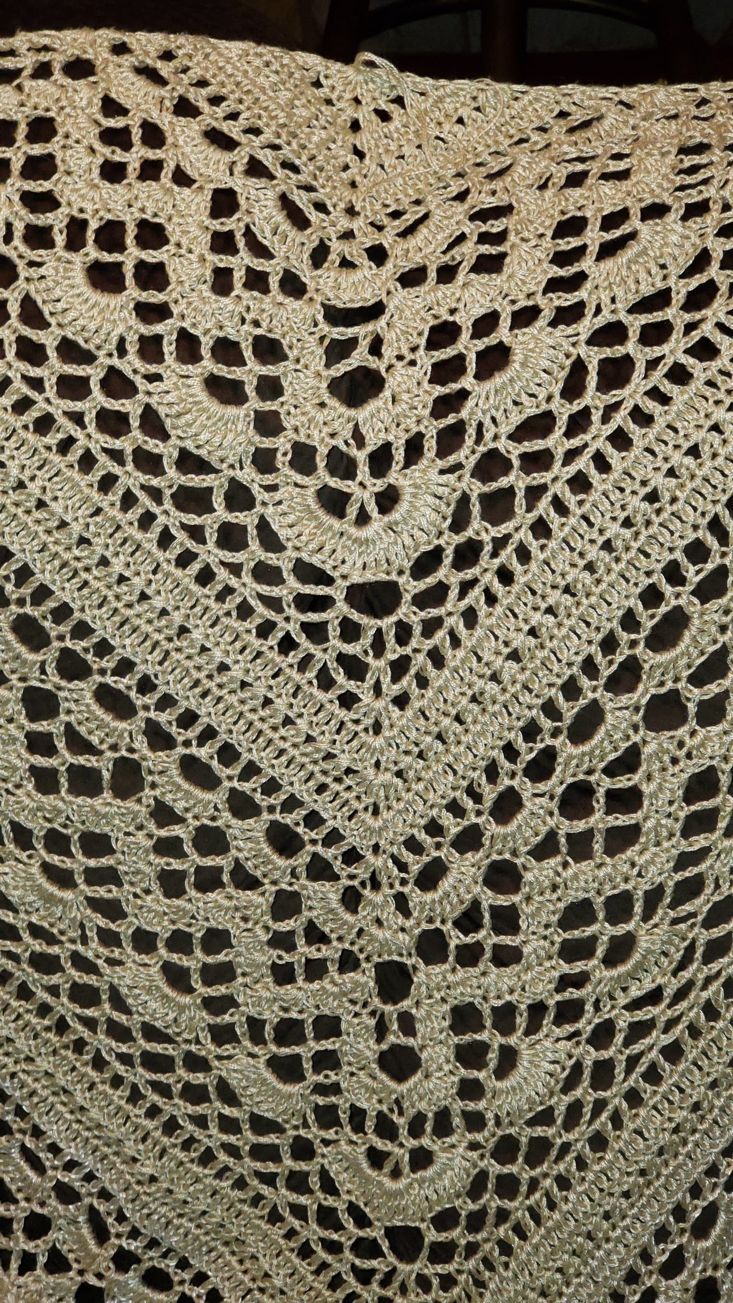 Triangle shawl- gold