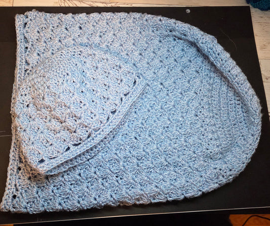 Newborn set- cuddle cocoon and hat